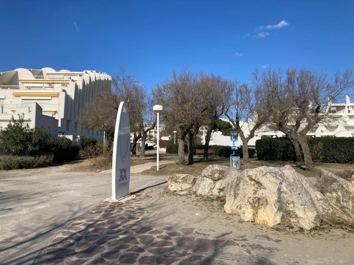 Ancre Bleue***, 1Ere Ligne Plage, Piscine, Clim. La Grande-Motte Exterior photo